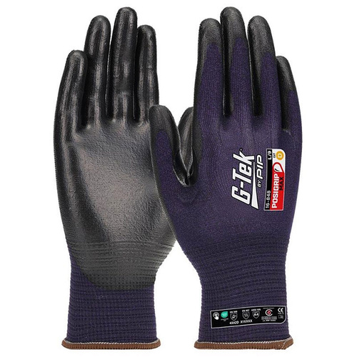 WORKWEAR, SAFETY & CORPORATE CLOTHING SPECIALISTS G-TEK POSIGRIP MAX PURPLE CUT D