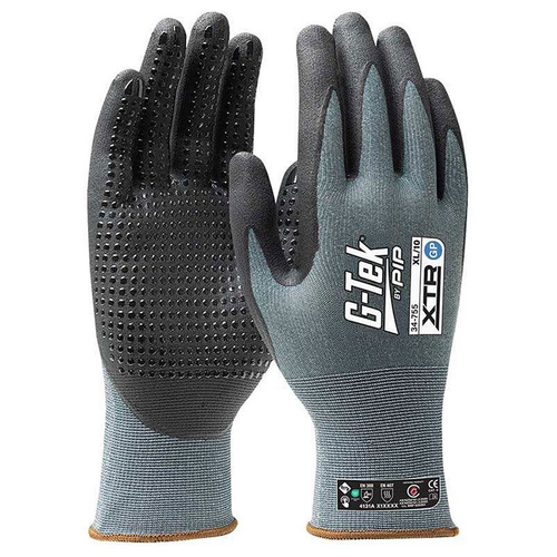WORKWEAR, SAFETY & CORPORATE CLOTHING SPECIALISTS G-TEK XTR MICRO NTL PALM DOT DIP GP