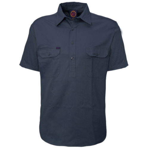 WORKWEAR, SAFETY & CORPORATE CLOTHING SPECIALISTS Closed Front Shirt Short Sleeve