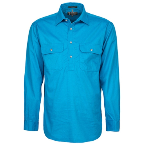 WORKWEAR, SAFETY & CORPORATE CLOTHING SPECIALISTS - Men's Pilbara Shirt - Closed Front Light Weight