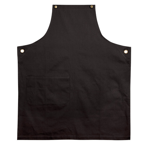 WORKWEAR, SAFETY & CORPORATE CLOTHING SPECIALISTS - Canvas Bib Apron - Charcoal - One Size