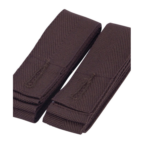 WORKWEAR, SAFETY & CORPORATE CLOTHING SPECIALISTS Changeable Apron Straps - Chocolate - One Size