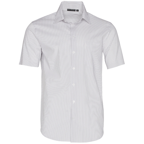 WORKWEAR, SAFETY & CORPORATE CLOTHING SPECIALISTS - Men's Ticking Stripe S/S Shirt