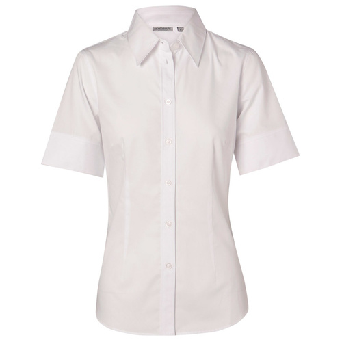 WORKWEAR, SAFETY & CORPORATE CLOTHING SPECIALISTS - Women's Fine Twill S/S Shirt
