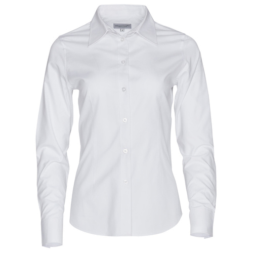 WORKWEAR, SAFETY & CORPORATE CLOTHING SPECIALISTS Women's Cvc Oxford L/S Shirt