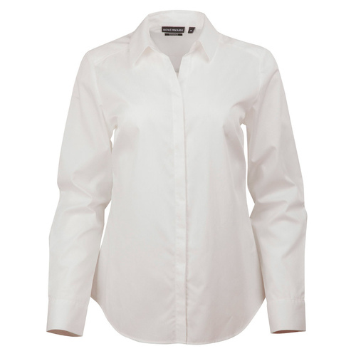 WORKWEAR, SAFETY & CORPORATE CLOTHING SPECIALISTS Ladies' Dobby Striped Taped L/S Shirt