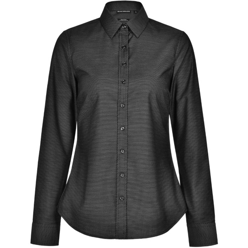 WORKWEAR, SAFETY & CORPORATE CLOTHING SPECIALISTS Ladies' Pin Dot Stretch L/S Shirt