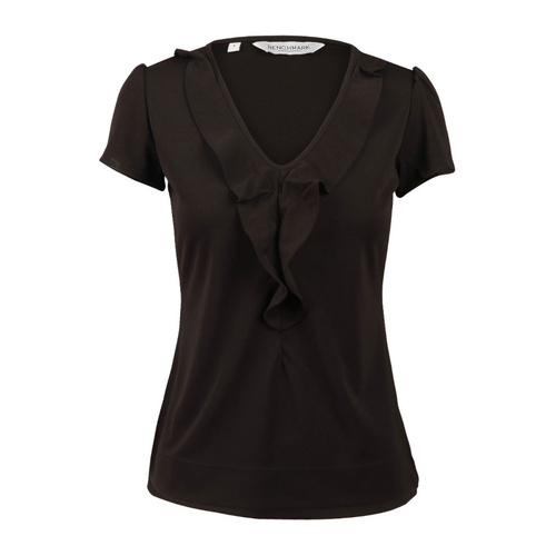 WORKWEAR, SAFETY & CORPORATE CLOTHING SPECIALISTS - Women's Ruffle Front Blouse