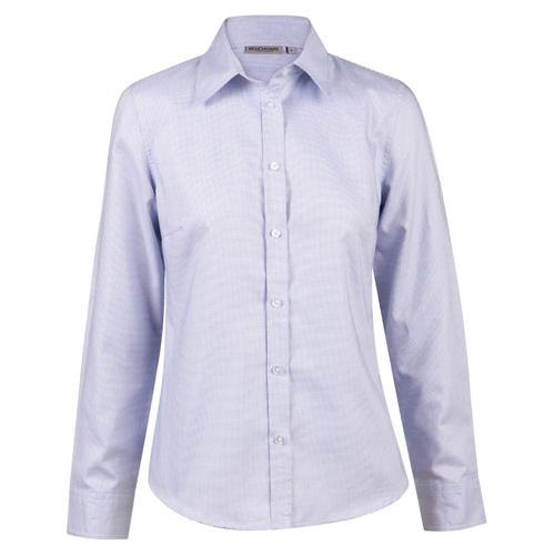 WORKWEAR, SAFETY & CORPORATE CLOTHING SPECIALISTS Laides  Dot Contrast Long Sleeve Shirt