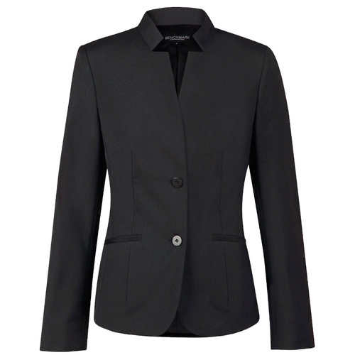 WORKWEAR, SAFETY & CORPORATE CLOTHING SPECIALISTS Ladies  Wool Blend Stretch Reverse Lapel Jacket
