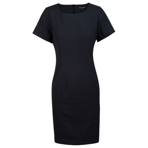 WORKWEAR, SAFETY & CORPORATE CLOTHING SPECIALISTS Ladies  Poly/Viscose Stretch, Short Sleeve Dress