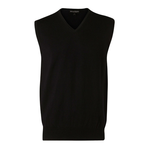 WORKWEAR, SAFETY & CORPORATE CLOTHING SPECIALISTS - Men's 100% Merino Wool V Neck Vest