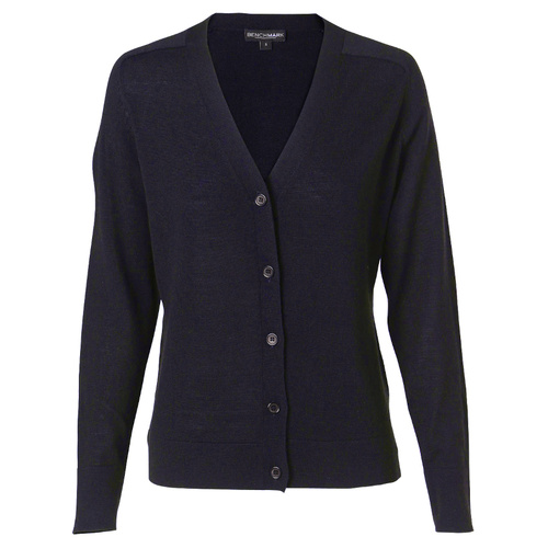 WORKWEAR, SAFETY & CORPORATE CLOTHING SPECIALISTS Women's 100% Merino Wool L/S Cardigan