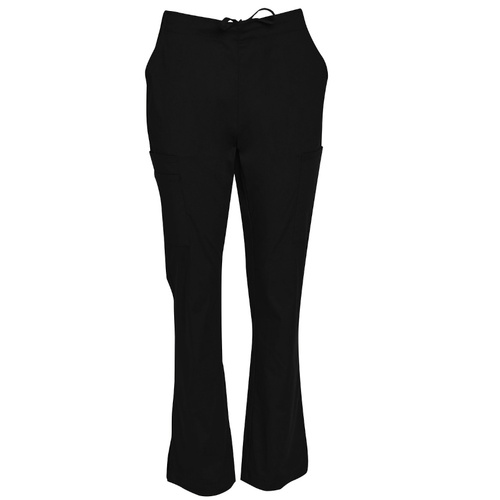 WORKWEAR, SAFETY & CORPORATE CLOTHING SPECIALISTS Ladies Semi-Elastic Waist Tie Solid Colour Scrub Pants
