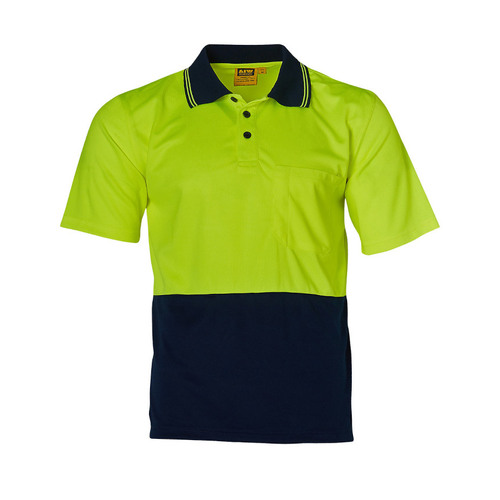 WORKWEAR, SAFETY & CORPORATE CLOTHING SPECIALISTS Hi-Vis cooldry safety polo S/S