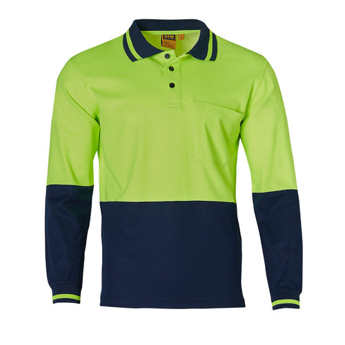 WORKWEAR, SAFETY & CORPORATE CLOTHING SPECIALISTS - Hi-Vis truedry safety polo L/S