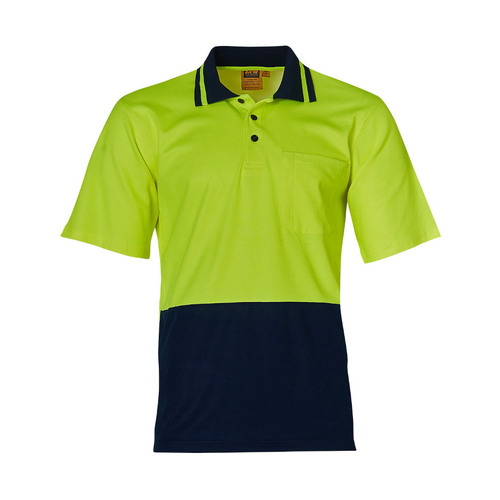 WORKWEAR, SAFETY & CORPORATE CLOTHING SPECIALISTS - Hi-Vis truedry safety polo S/S