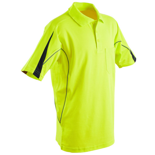 WORKWEAR, SAFETY & CORPORATE CLOTHING SPECIALISTS - Men's Fashion Hi-Vis S/S Polo