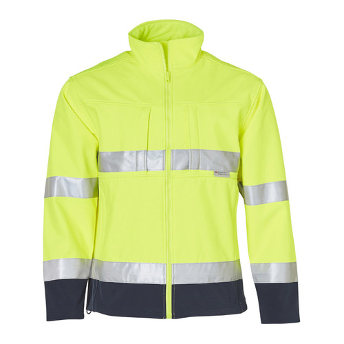 WORKWEAR, SAFETY & CORPORATE CLOTHING SPECIALISTS - Hi-Vis 2-tone safety jacket 3M tape