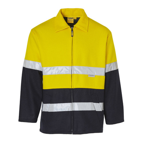 WORKWEAR, SAFETY & CORPORATE CLOTHING SPECIALISTS - Hi-Vis Two Tone Bluey Safety Jacket with 3M Tapes