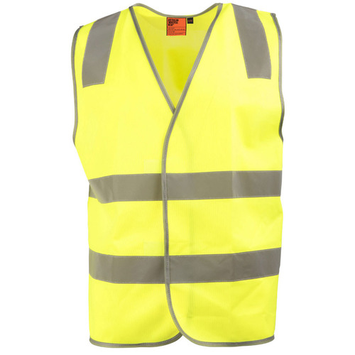 WORKWEAR, SAFETY & CORPORATE CLOTHING SPECIALISTS - Hi Vis Safety Vest With Shoulder Reflective Tapes