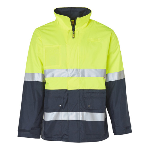 WORKWEAR, SAFETY & CORPORATE CLOTHING SPECIALISTS - Hi-Vis Long Line Safety Jacket With 3M Tapes